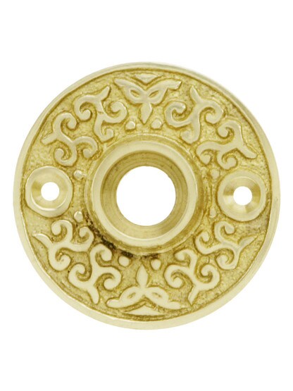 2inch Cast Brass Decorative Victorian Rosette.
